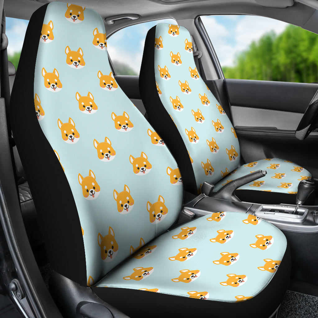 Shiba Inu Print Design LKS301 Car Seat Covers