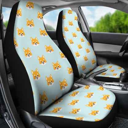 Shiba Inu Print Design LKS301 Car Seat Covers