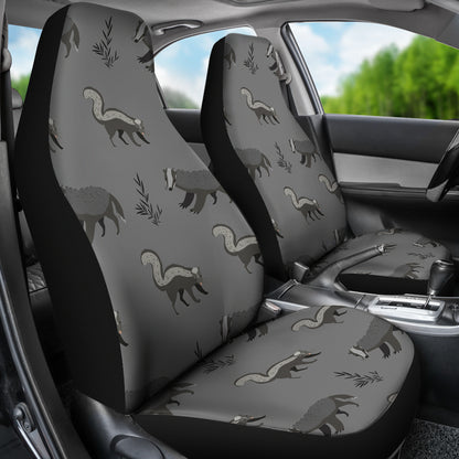 Skunk Print Design LKS301 Car Seat Covers