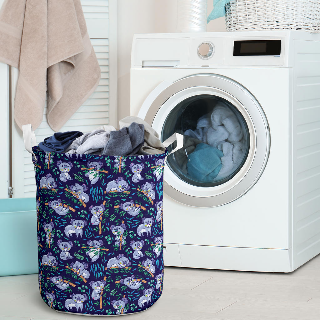 Koala Themed Design Print Laundry Basket