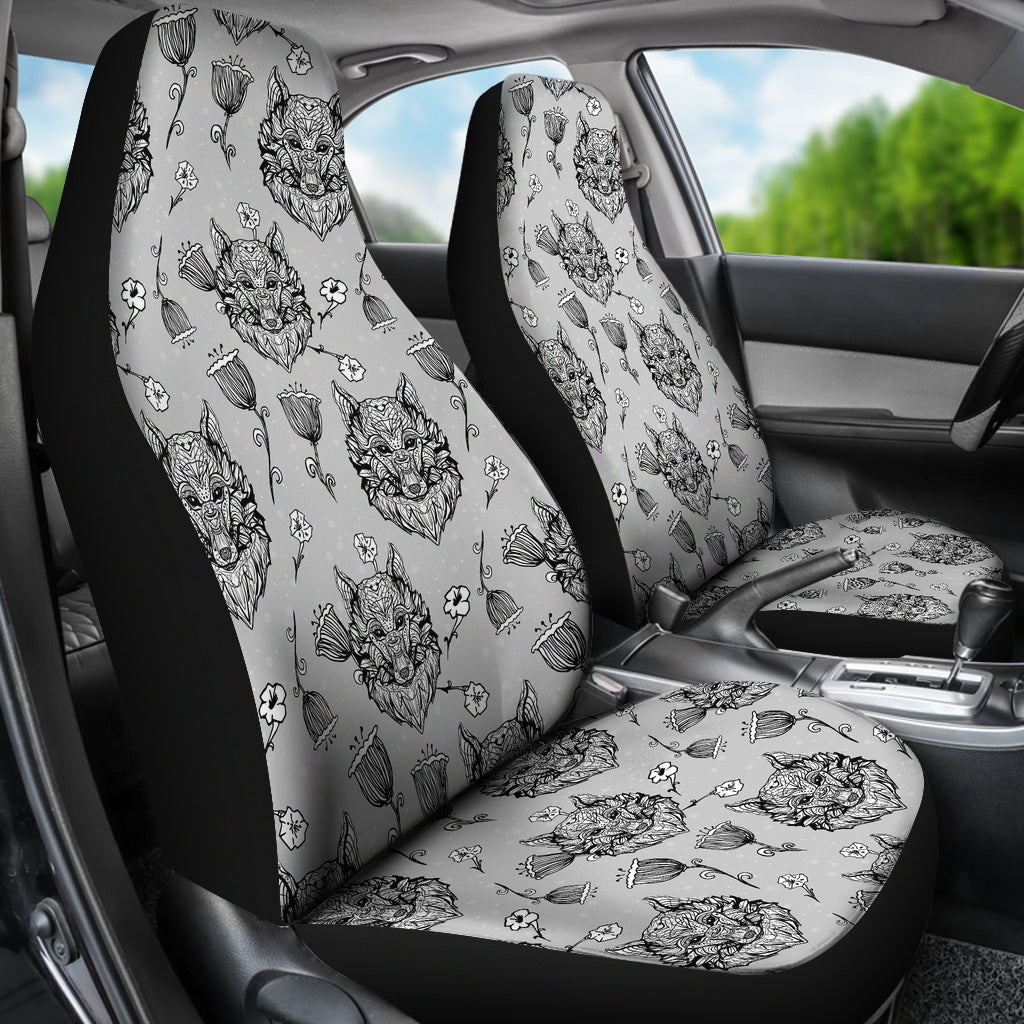 Tribal Pattern Print Design LKS306 Car Seat Covers