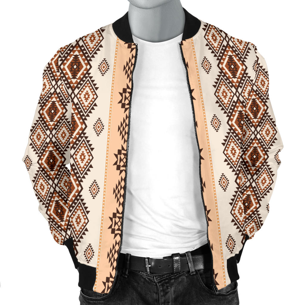 Native Classic Pattern Print Men Bomber Jacket