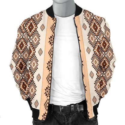 Native Classic Pattern Print Men Bomber Jacket