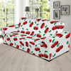 Cherry Pattern Print Design 01 Sofa Slipcover