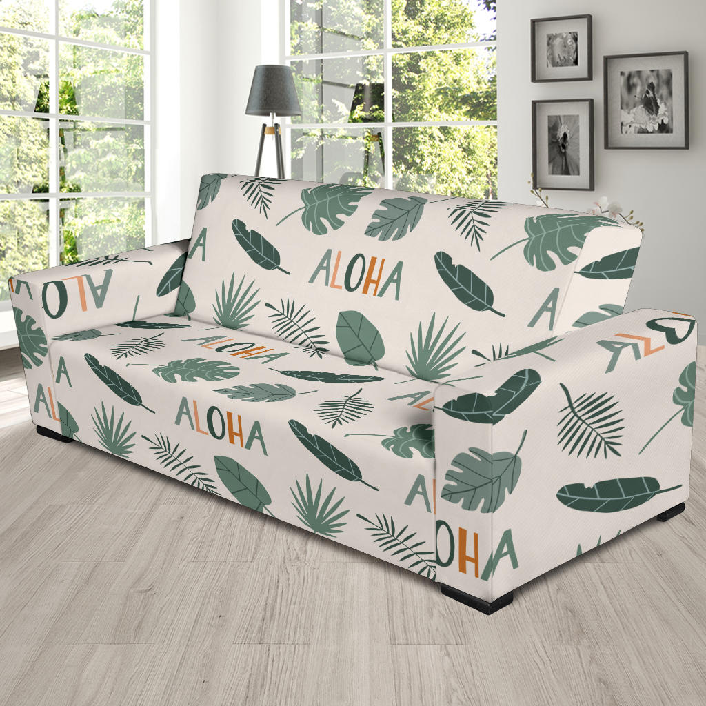Aloha Hawaii Pattern Print Design 05 Sofa Slipcover