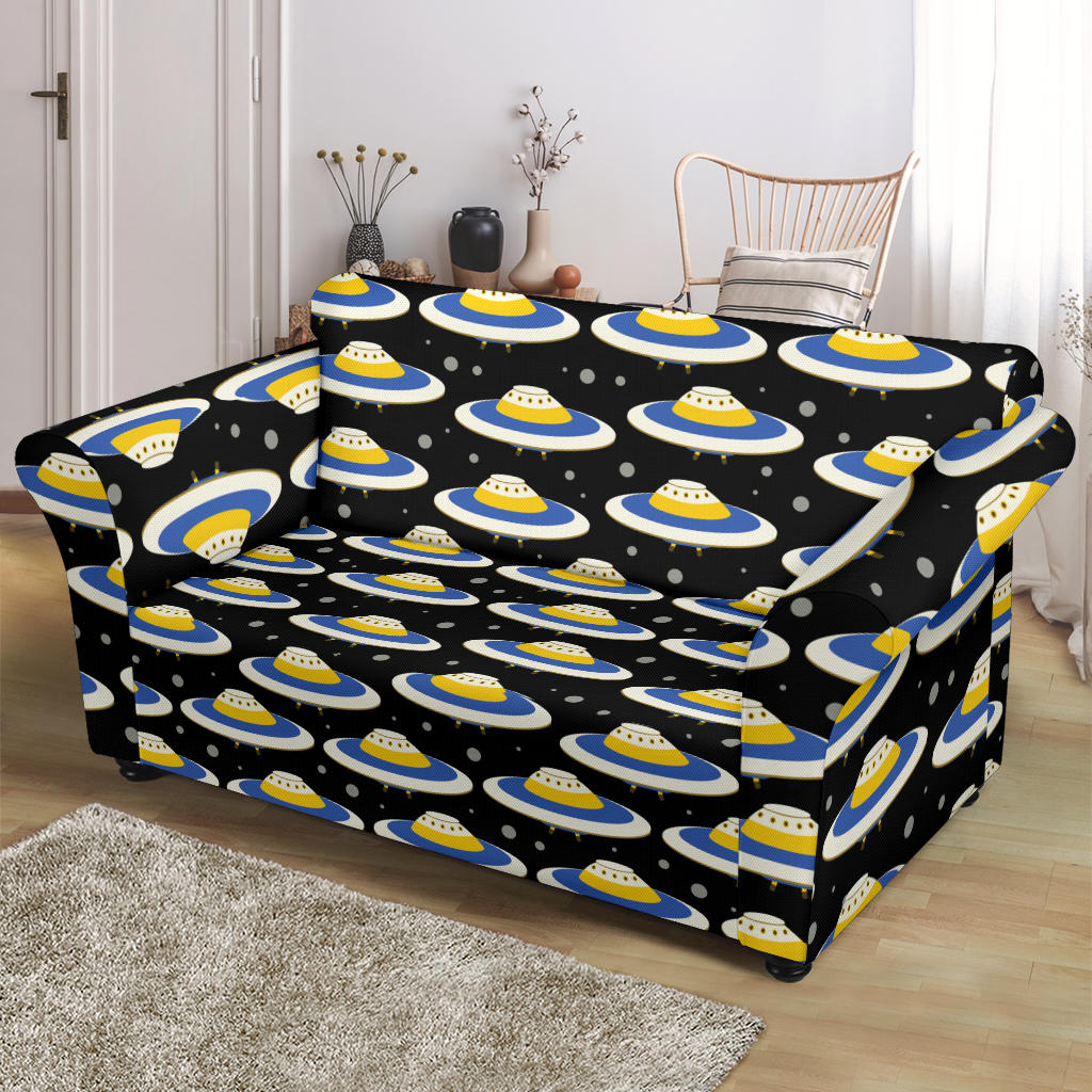 UFO Print Design LKS303 Loveseat Couch Slipcover