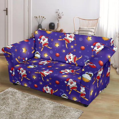 Ski Print Design LKS308 Loveseat Couch Slipcover