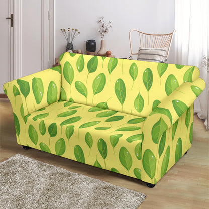 Spinach Print Design LKS302 Loveseat Couch Slipcover