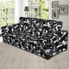 Crow Pattern Print Design 01 Sofa Slipcover