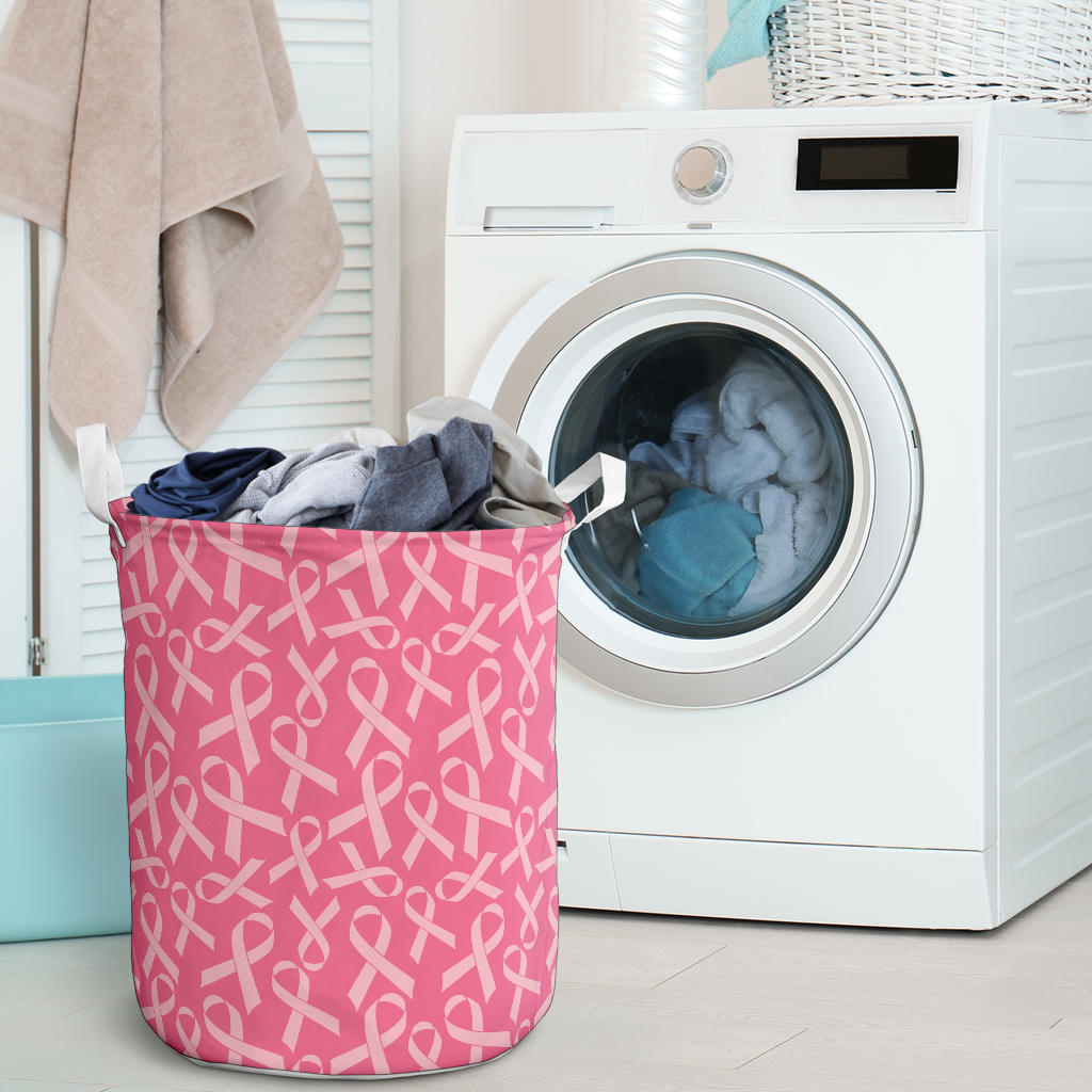 Breast Cancer Awareness Themed Laundry Basket