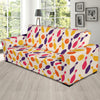 Bowling Pattern Print Design 06 Sofa Slipcover