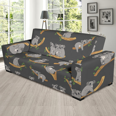 Koala Pattern Print Design 07 Sofa Slipcover