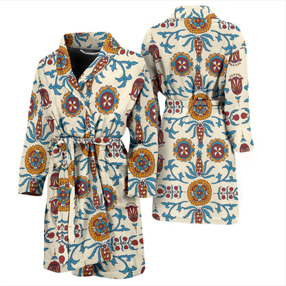 Suzani Print Design LKS301 Men Bathrobe