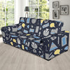 Accounting Financial Pattern Print Design 04 Sofa Slipcover