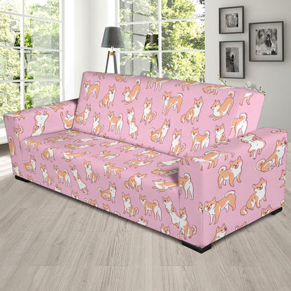 Shiba Inu Print Design LKS303 Sofa Slipcover