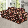 Cake Pattern Print Design 04 Sofa Slipcover