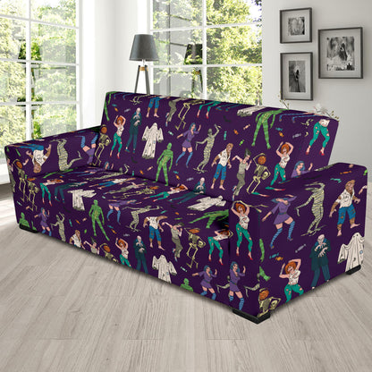 Creepy Zombie Print Design LKS302 Sofa Slipcover