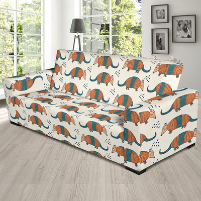 Armadillo Pattern Print Design 01 Sofa Slipcover