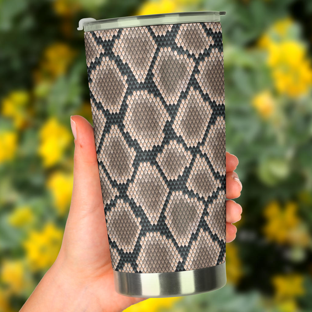 Snake Skin Design Print Tumbler