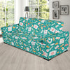 Medical Pattern Print Design 03 Sofa Slipcover