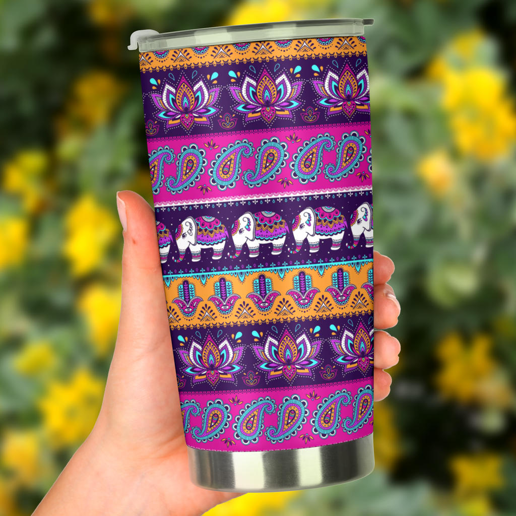 Boho Indian Style Pattern Tumbler
