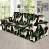 Llama Cactus Pattern Print Design 011 Sofa Slipcover