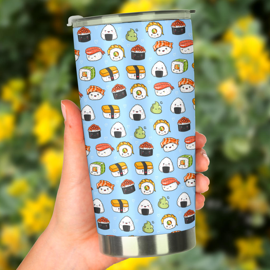 Sushi Cartoon Design Tumbler