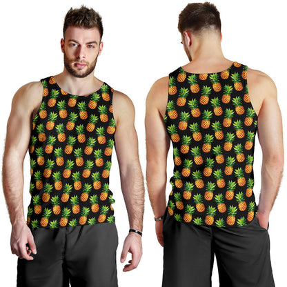 Pineapple Cute Print Design Pattern Men Tank Top