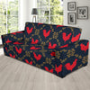 Rooster Pattern Print Design A02 Sofa Slipcover