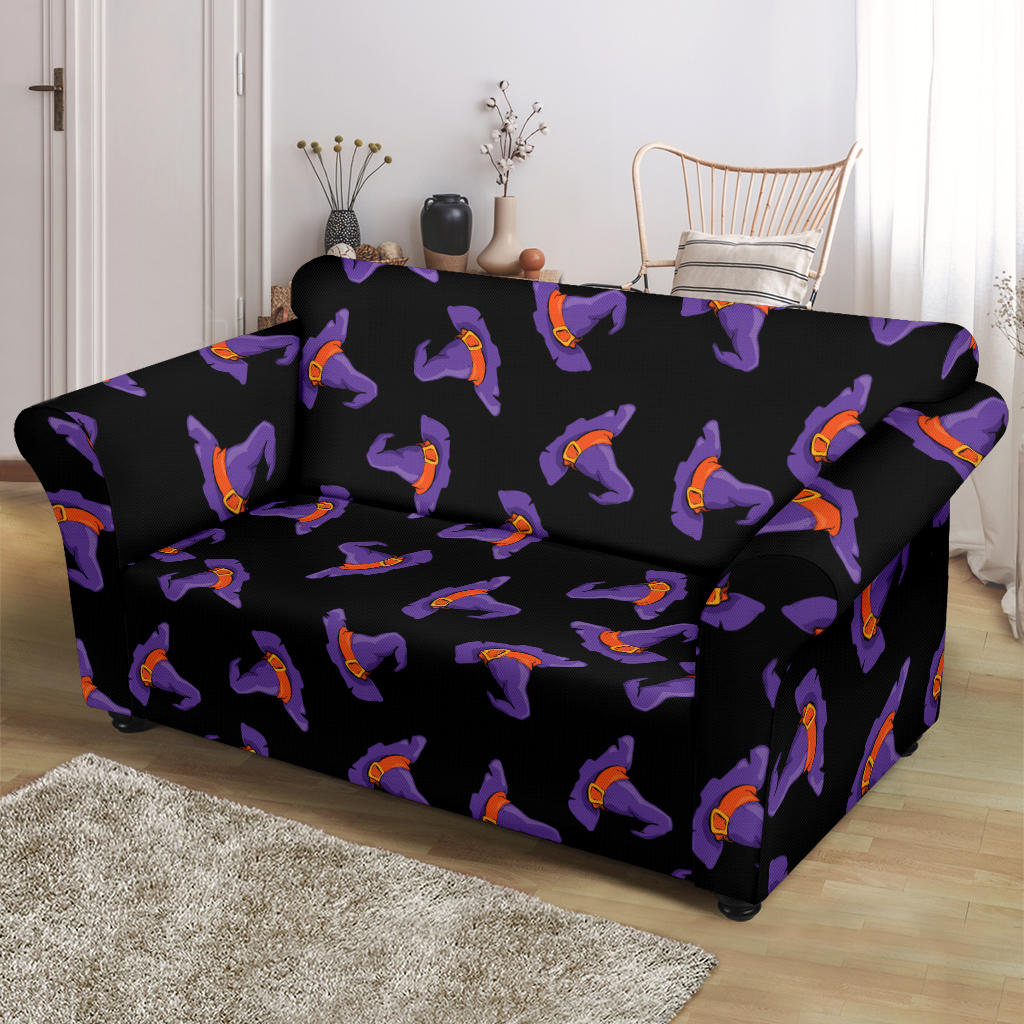 Witch Hat Print Design LKS304 Loveseat Couch Slipcover