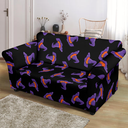 Witch Hat Print Design LKS304 Loveseat Couch Slipcover