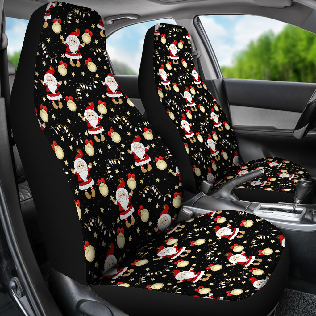 Santa Christmas Themed Print Design LKS307 Car Seat Covers