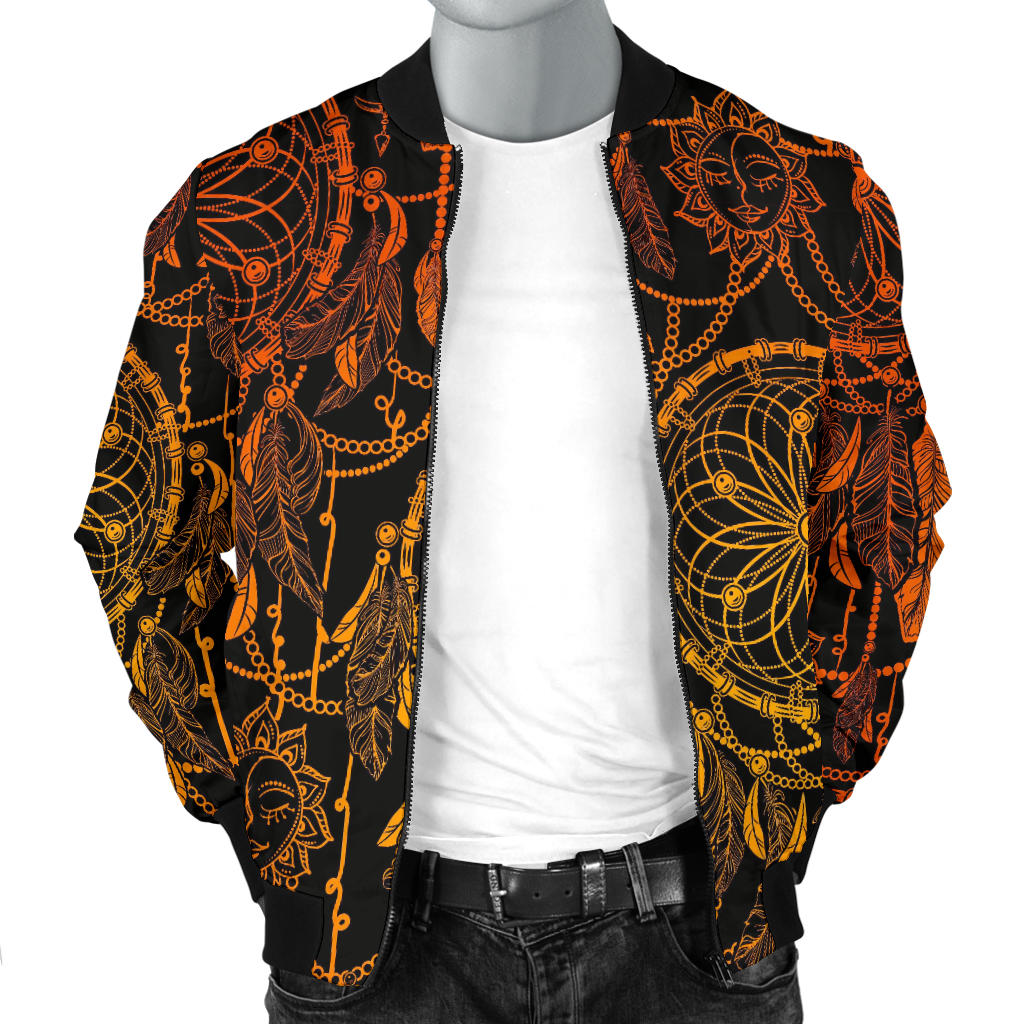 Dream catcher Sun and Moon Men Bomber Jacket