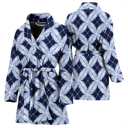 Tie Dye Print Design LKS308 Women Bathrobe