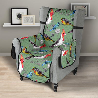 Birds Pattern Print Design 07 Armchair Cover Protector