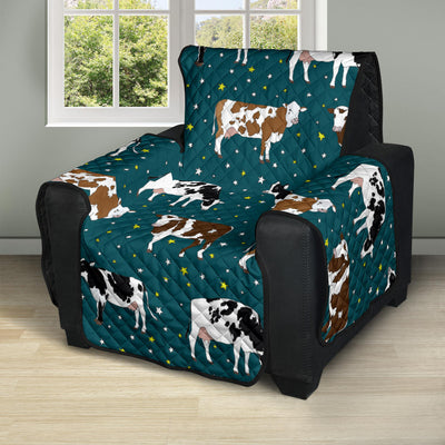 Cattle Print Design LKS404 Recliner Cover Protector