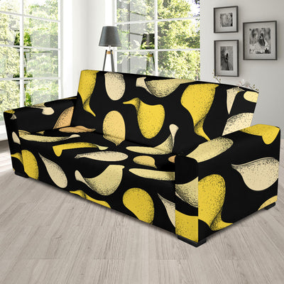 Potato Pattern Print Design A02 Sofa Slipcover