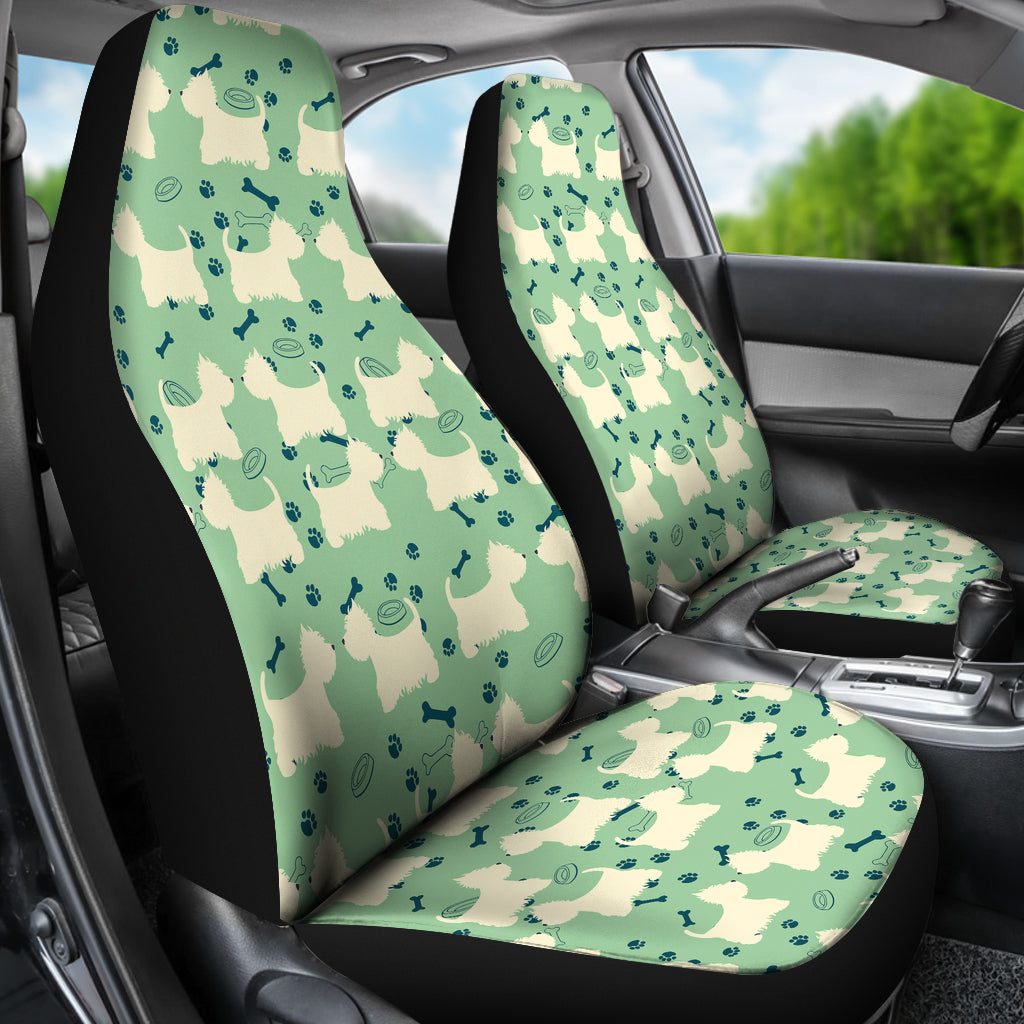 Scottish Terriers Print Design LKS302 Car Seat Covers