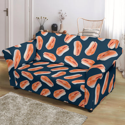 Salmon Steak Print Design LKS306 Loveseat Couch Slipcover