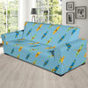 Kayak Pattern Print Design 04 Sofa Slipcover