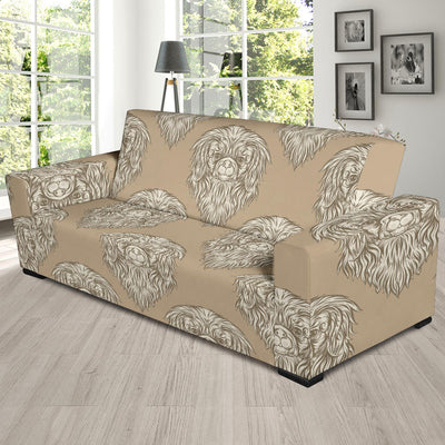 Pekingese Pattern Print Design A01 Sofa Slipcover