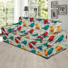 Birds Pattern Print Design 04 Sofa Slipcover