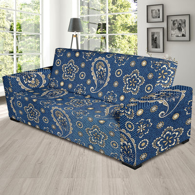 Jean Paisley Pattern Print Design 01 Sofa Slipcover