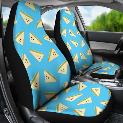 Sandwich Emoji Print Design LKS305 Car Seat Covers