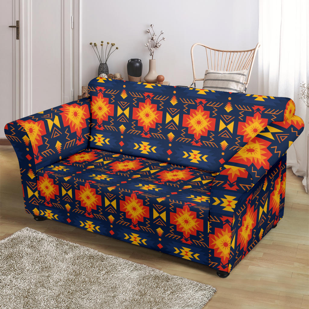 Southwest Pattern Print Design LKS307 Loveseat Couch Slipcover