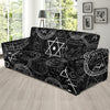 Pentagram Pattern Print Design A01 Sofa Slipcover