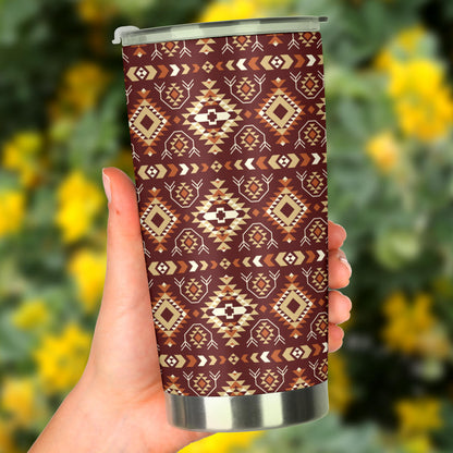 Navajo Native Color Print Pattern Tumbler