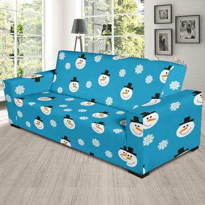 Snowman Print Design LKS303 Sofa Slipcover