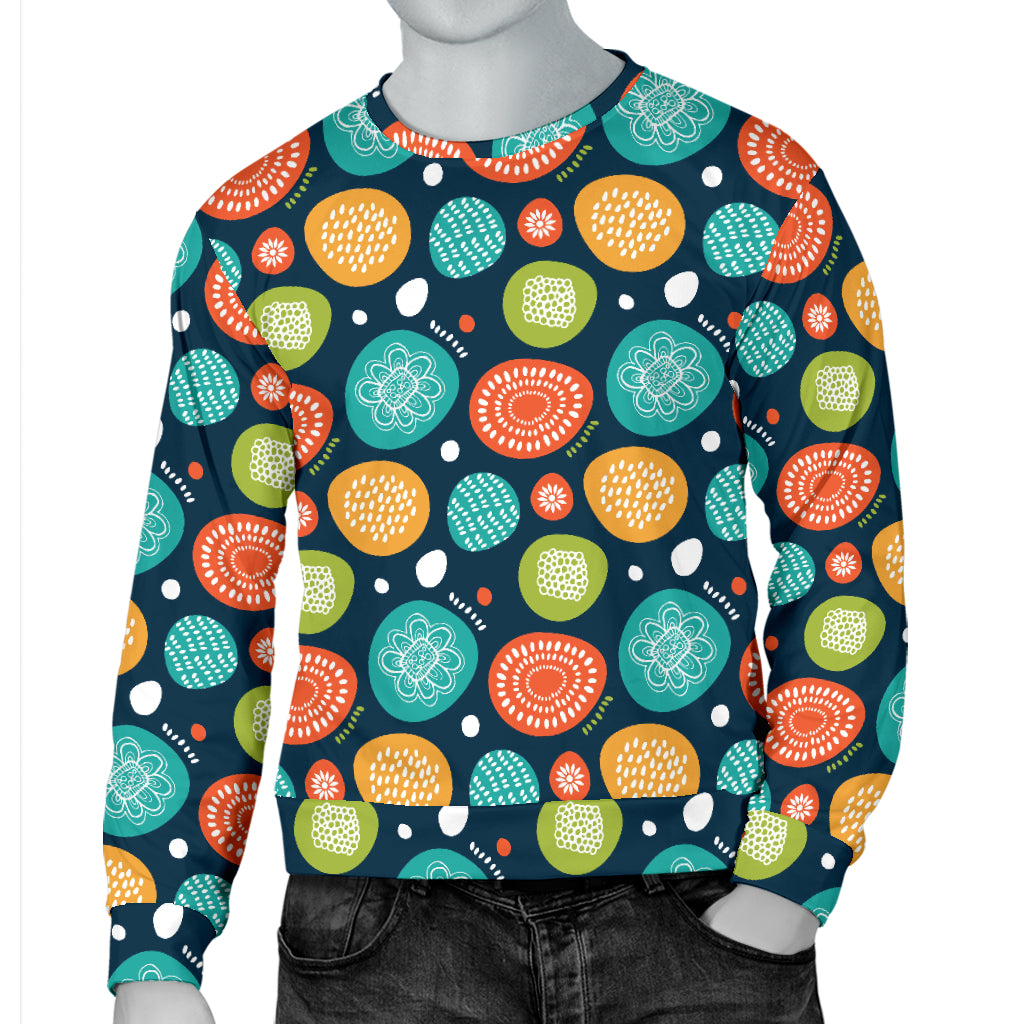 Swedish Themed Design Men Long Sleeve Sweatshirt
