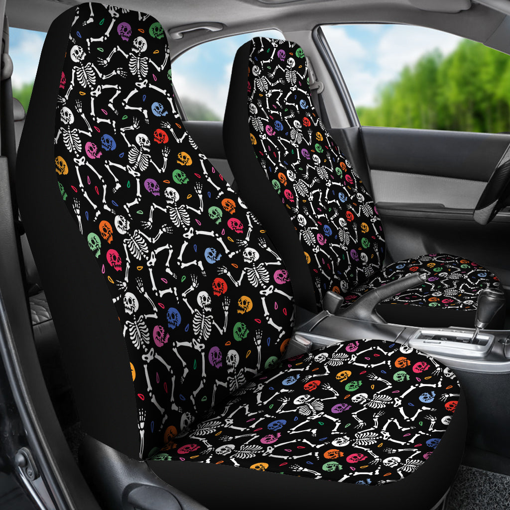 Skeleton Print Design LKS307 Car Seat Covers